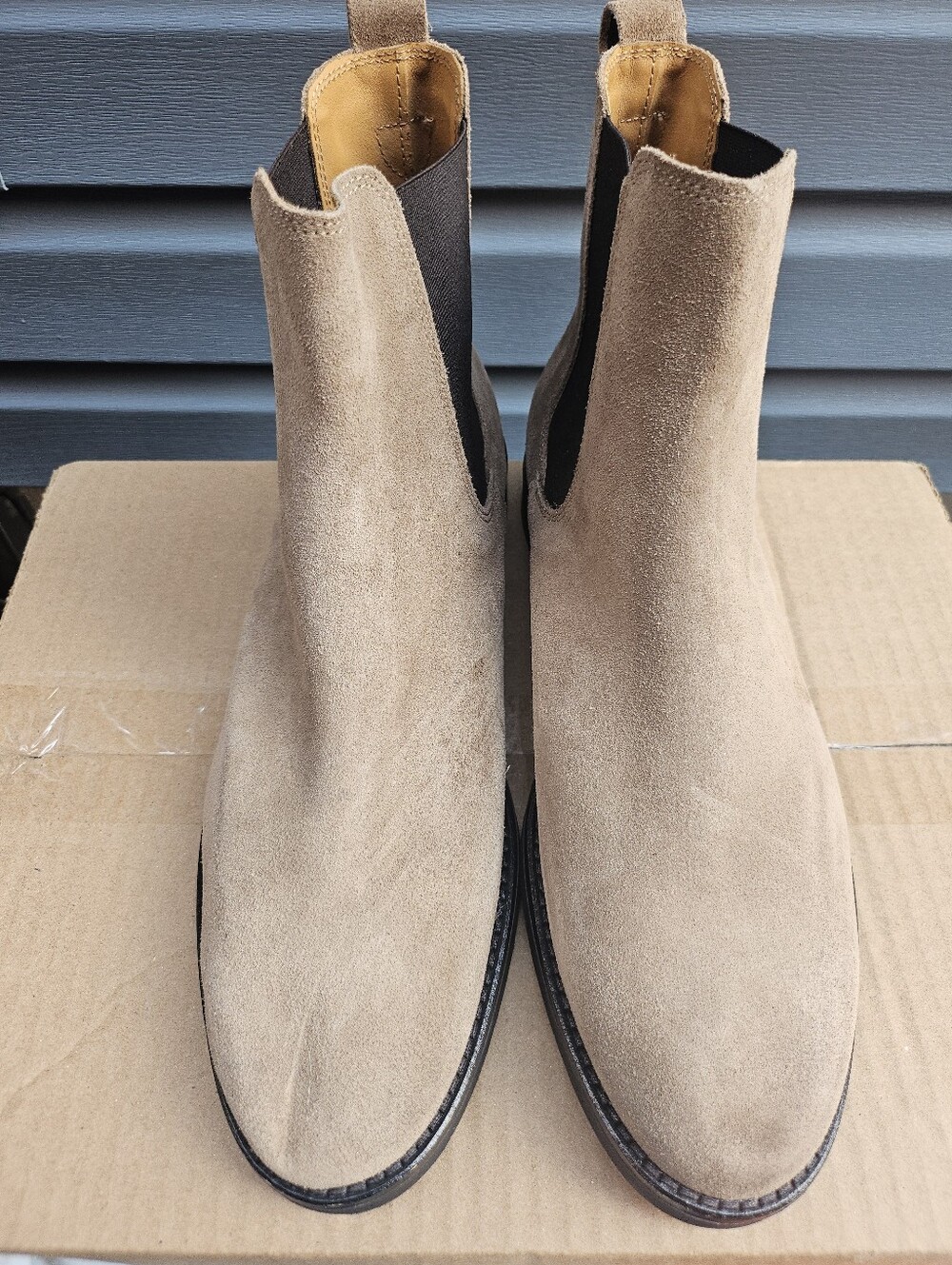 Bruno Magli Men's Suede Chukka Boots in Beige
